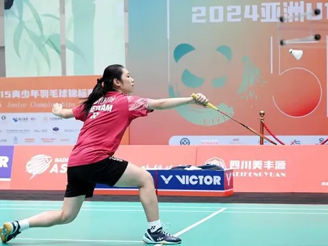 Giải Cầu lông International Grand Prix 2025: Nguyễn Thị Thu Huyền giành vé vào tứ kết