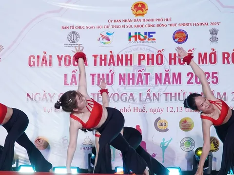 Giải Yoga thành phố Huế mở rộng năm 2025