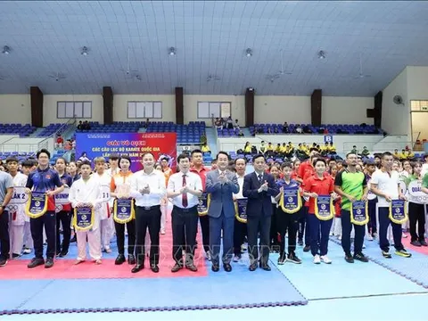Khai mạc Giải vô địch Karate các Câu lạc bộ quốc gia 2025