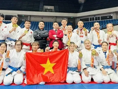 Giải vô địch Ju-jitsu Đông Nam Á 2025: Việt Nam dẫn đầu Bảng tổng sắp huy chương