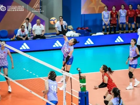 Giải Bóng chuyền Shanghai Future Stars 2025: Tuyển nữ Việt Nam vào tứ kết