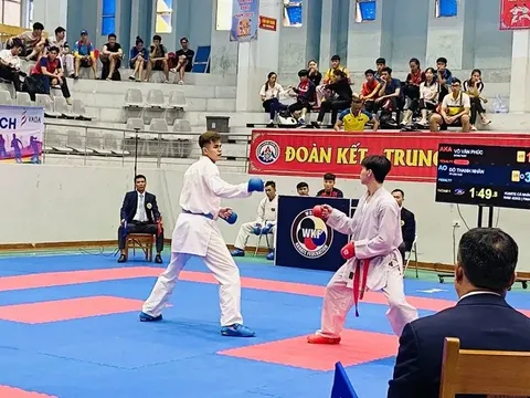 Giải vô địch các câu lạc bộ Karate quốc gia năm 2025: TP.HCM xếp thứ nhất toàn đoàn
