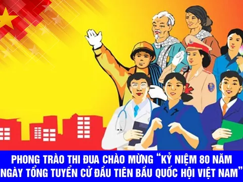 Tổ chức thiết kế Biểu trưng kỷ niệm 80 năm Ngày Tổng tuyển cử đầu tiên bầu Quốc hội Việt Nam
