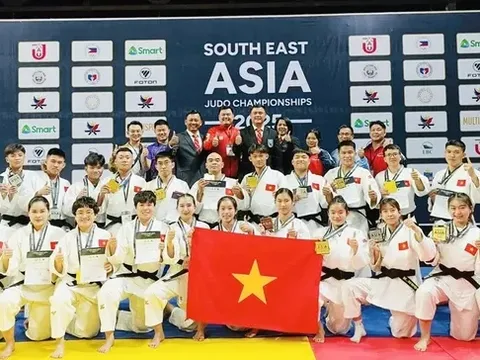 Giải vô địch Judo trẻ và vô địch Đông Nam Á 2025: Giành 30 huy chương vàng, Việt Nam xếp thứ nhất