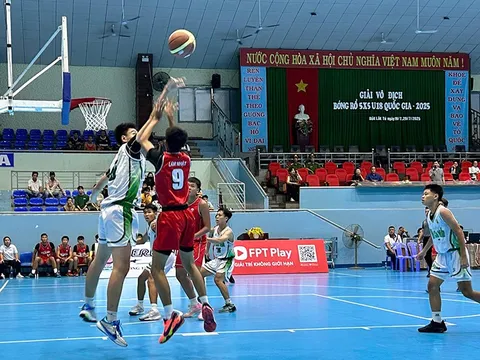 Khai mạc Giải vô địch Bóng rổ 5x5 U18 quốc gia năm 2025
