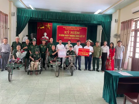 Hội Cựu chiến binh cơ quan Bộ Văn hóa, Thể thao và Du lịch gặp mặt, tri ân thương bệnh binh nhân ngày 27/7
