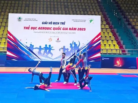 250 vận động viên tranh tài tại Giải vô địch trẻ Thể dục Aerobic quốc gia năm 2025