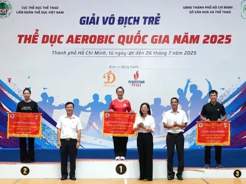 Giải vô địch trẻ Thể dục Aerobic quốc gia năm 2025: Thành phố Hồ Chí Minh khẳng định vị thế số 1
