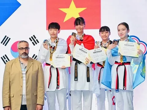 Giải vô địch Taekwondo thiếu niên, trẻ châu Á 2025: Việt Nam giành 1 huy chương vàng
