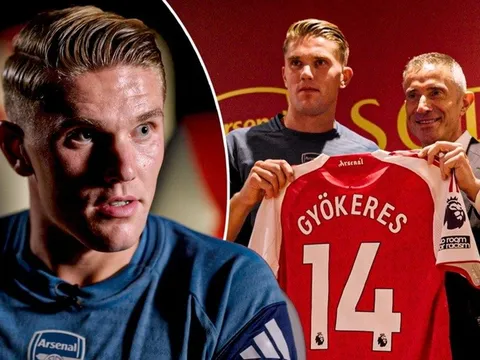 Tân binh Viktor Gyokeres thiết lập kỷ lục chưa từng có ở Arsenal