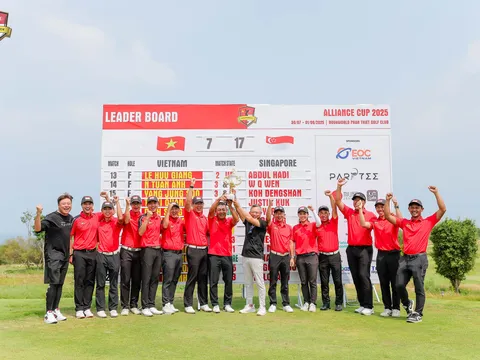 Giải đấu Đối kháng Quốc tế Alliance Cup 2025: Tuyển Singapore bảo vệ thành công ngôi vô địch