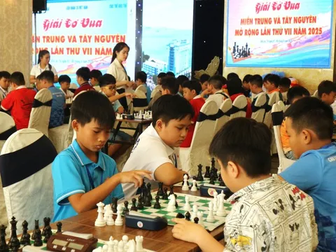 Gần 700 vận động viên tranh tài Giải cờ Vua miền Trung và Tây Nguyên mở rộng lần thứ VII năm 2025