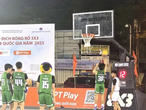 Khởi tranh Giải vô địch Bóng rổ 3x3 U16 và U18 quốc gia 2025