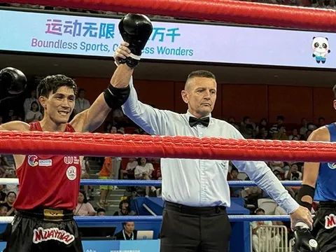 World Games 2025: Võ sĩ Nguyễn Trần Duy Nhất giành vé vào bán kết hạng 57kg nam