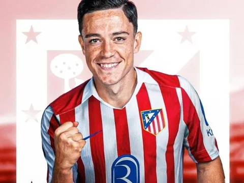 Atletico Madrid công bố bản hợp đồng thứ 10 trong Hè 2025