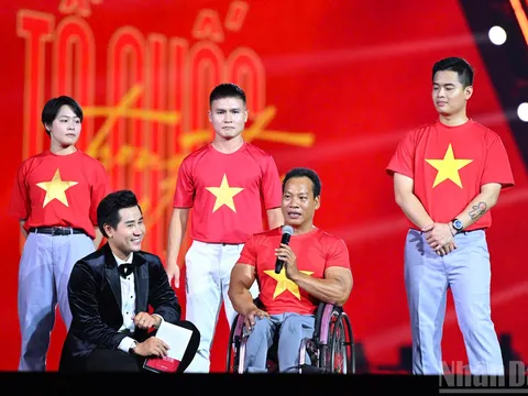 Các vận động viên tiêu biểu của Thể thao Việt Nam góp mặt trong chương trình “Tổ quốc trong tim”
