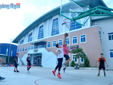 Phát triển phong trào bóng rổ ở Quảng Ngãi