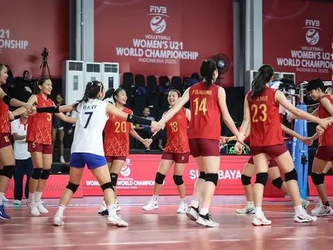 Đội bóng chuyền nữ U21 Việt Nam khép lại giải vô địch U21 thế giới với hạng 19