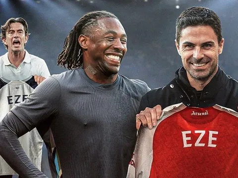 Arsenal đạt được thỏa thuận với tiền vệ Eberechi Eze từ Crystal Palace