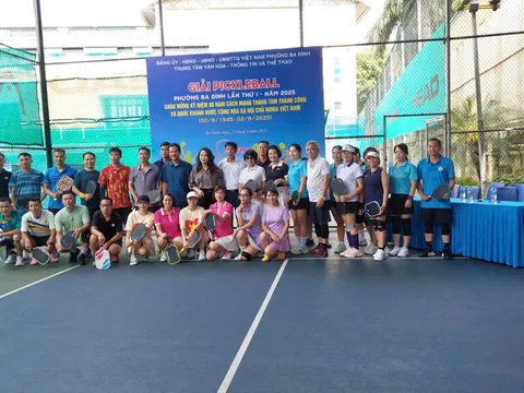 Giải Pickleball phường Ba Đình lần thứ nhất năm 2025