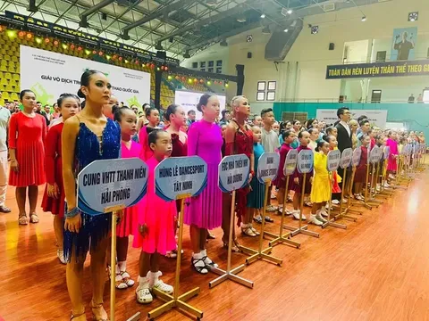 Hơn 1.200 vận động viên tham dự Giải vô địch trẻ và Cúp Khiêu vũ Thể thao toàn quốc 2025