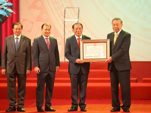 Bộ Văn hóa, Thể thao và Du lịch đón nhận Huân chương Lao động hạng Nhất
