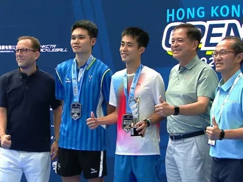 Giải Pickleball Hong Kong Open 2025: Trịnh Linh Giang giành ngôi Á quân cả nội dung đơn và đôi nam - nữ