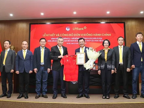 LPBank “tiếp lửa” cho đội tuyển U23 Việt Nam ở Vòng loại Giải Bóng đá vô địch U23 châu Á 2026