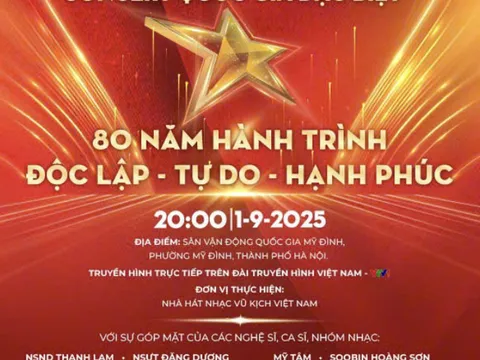 Chương trình nghệ thuật Quốc gia đặc biệt "80 năm hành trình Độc lập - Tự do - Hạnh phúc"