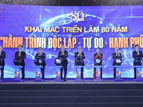Khai mạc trọng thể Triển lãm thành tựu đất nước “80 năm hành trình Độc lập - Tự do - Hạnh phúc”