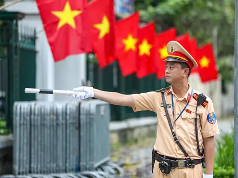 Công an Hà Nội công bố lịch cấm đường ngày 1 và 2/9