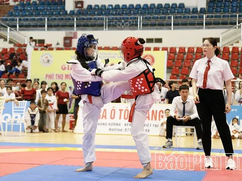 Giải Taekwondo Phú Thọ mở rộng tranh Cúp Hùng Vương năm 2025