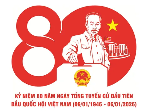 Phê duyệt mẫu biểu trưng sử dụng trong các hoạt động tuyên truyền Kỷ niệm 80 năm Ngày Tổng tuyển cử đầu tiên bầu Quốc hội Việt Nam
