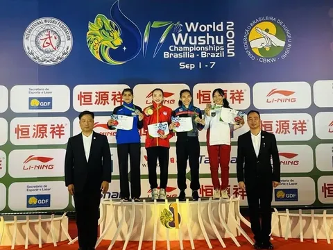 Giải vô địch Wushu thế giới 2025: Việt Nam giành 2 huy chương vàng đầu tiên
