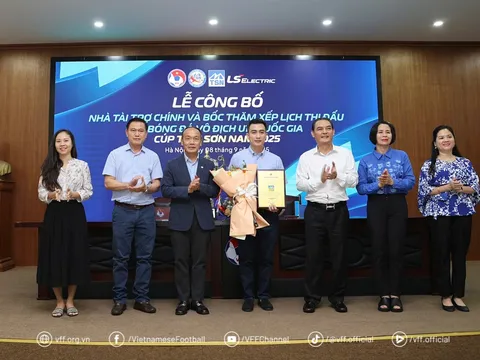 Thái Sơn Nam tiếp tục đồng hành với Giải Bóng đá vô địch U17 quốc gia 2025