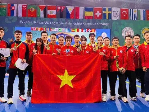 Giải vô địch Wushu thế giới 2025: Việt Nam xếp vị trí thứ 5 tổng sắp
