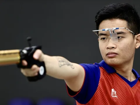 Giải ISSF World Cup 2025: Xạ thủ Phạm Quang Huy xếp hạng 23 nội dung 10m súng ngắn hơi nam