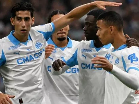 Tiền đạo Mason Greenwood bùng nổ trong chiến thắng của Marseille