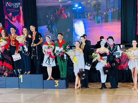 Việt Nam lần đầu giành huy chương tại Giải vô địch thế giới Show Dance Latin 2025