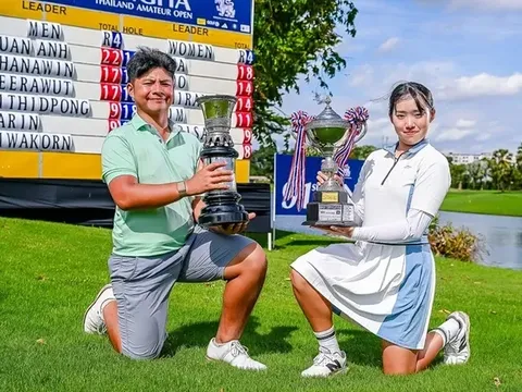 Golfer Nguyễn Tuấn Anh vô địch Giải Golf Singha Thailand Amateur Open 2025