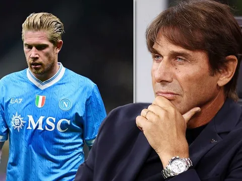 De Bruyne bị huấn luyện viên Conte cảnh báo