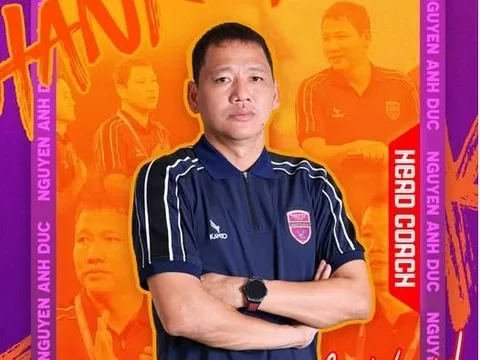 Huấn luyện viên Nguyễn Anh Đức chia tay Becamex TP.HCM