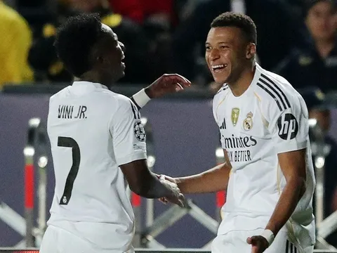 Kylian Mbappe đi vào lịch sử Champions League sau trận thắng của Real Madrid