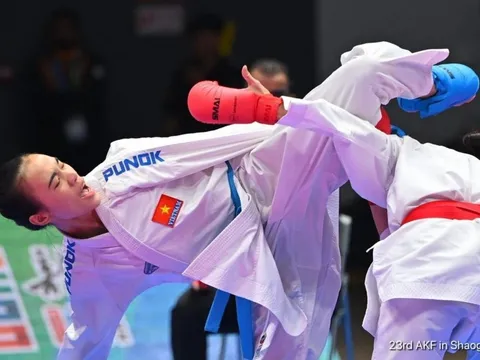 Đội tuyển karate Việt Nam tham dự Giải K1 thế giới