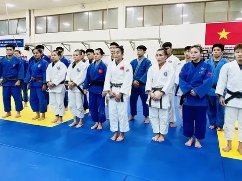 Đội tuyển judo Việt Nam tập huấn ở nước ngoài