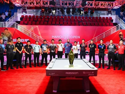 Hơn 250 cơ thủ từ 40 quốc gia tranh tài tại Giải vô địch Pool 9 bóng Hà Nội mở rộng 2025