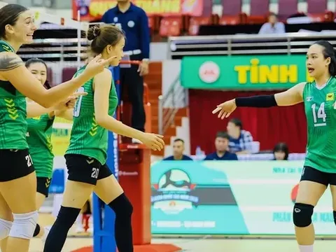VTV Bình Điền Long An tiếp tục vào chung kết Giải Bóng chuyền vô địch quốc gia