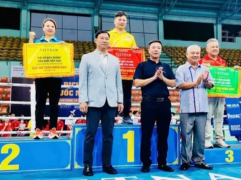 Nữ Hà Nội và nam Quân đội Nhất toàn đoàn Giải vô địch Boxing quốc gia 2025