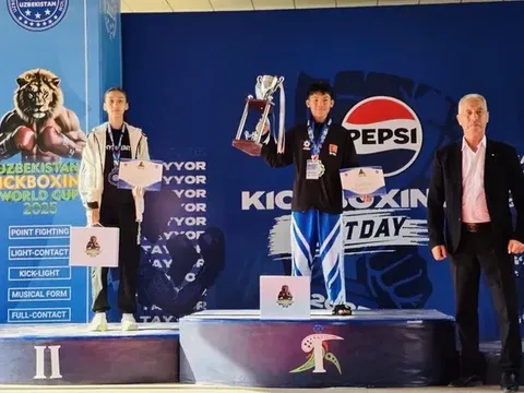 Việt Nam giành 1 huy chương vàng tại Cúp Kickboxing thế giới 2025