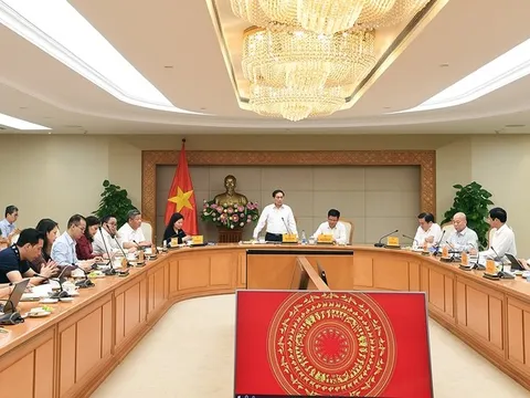 Phó Thủ tướng Bùi Thanh Sơn chủ trì họp rà soát tiến độ chuẩn bị tổ chức Hội chợ mùa Thu 2025